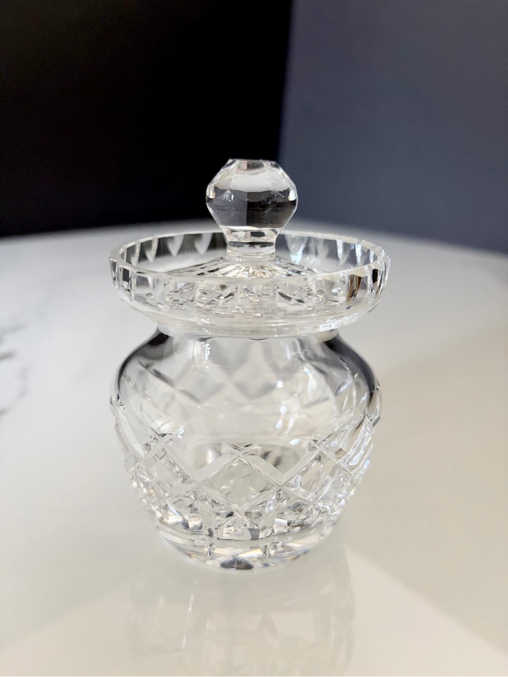 Small Condiment Jam Jar by Waterford Crystal